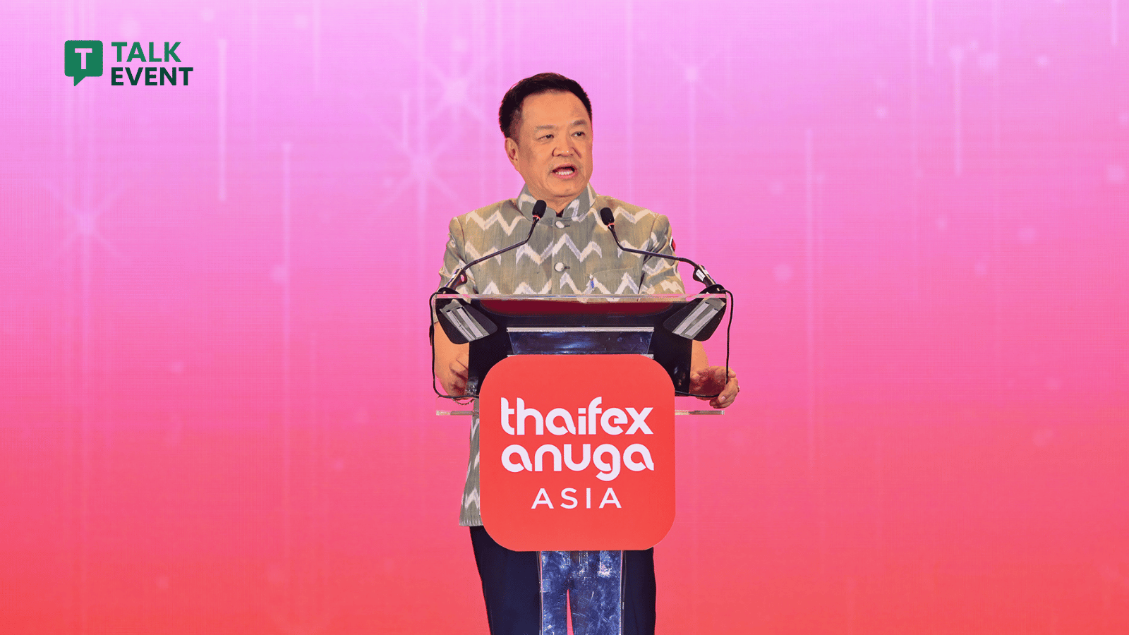 The Prime Minister speaks at the opening of THAIFEX - ANUGA ASIA 2026